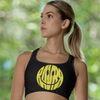 Smiley Graphic Sports Bra
