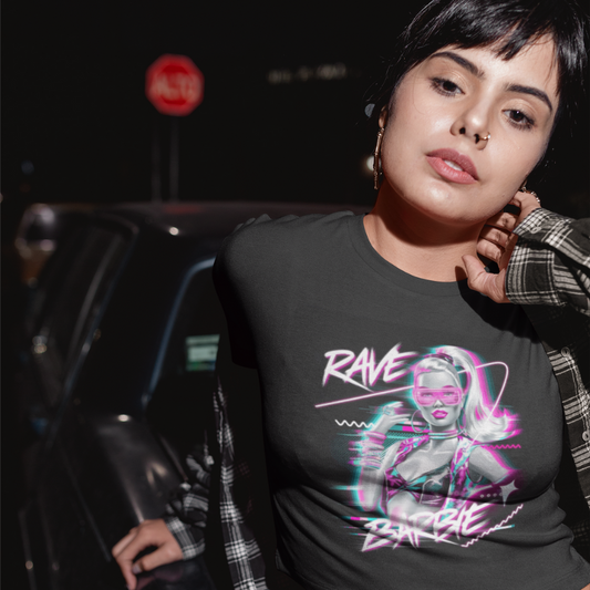 Rave Barbie Graphic T-Shirt